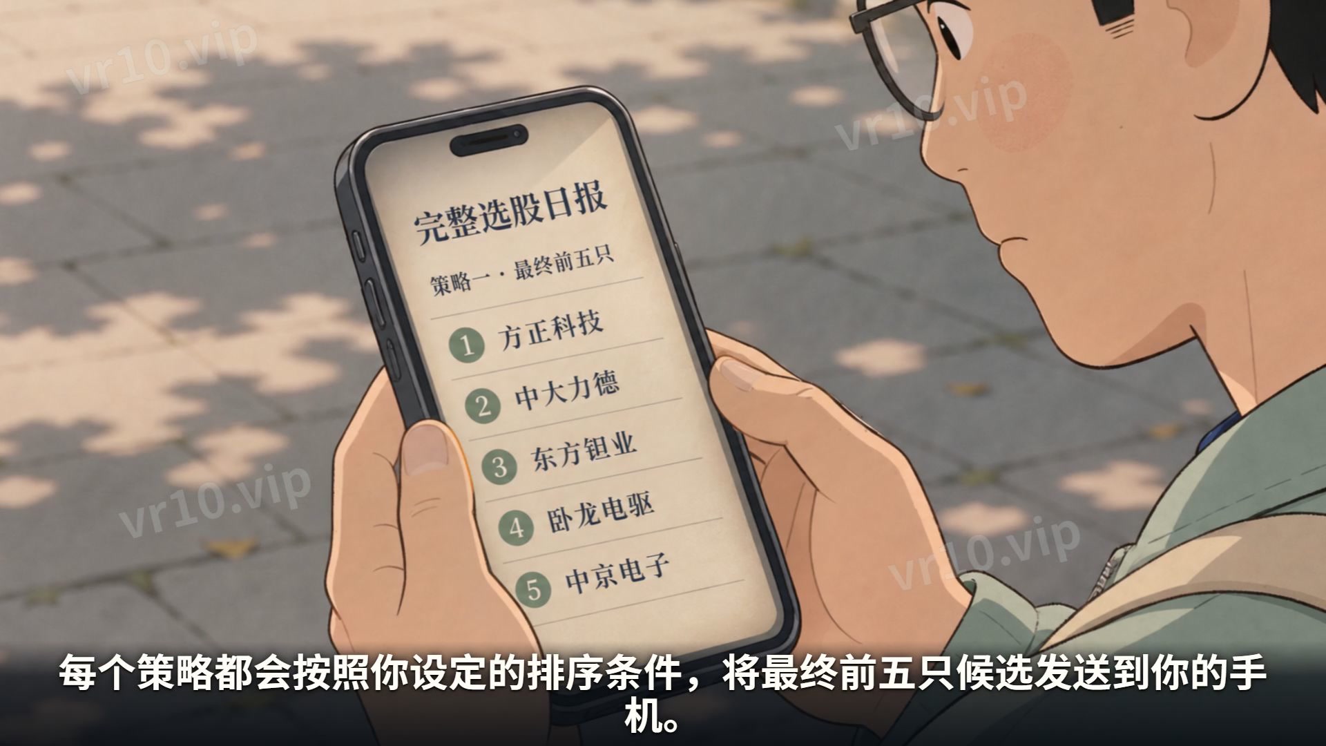 第四集策略日报自动通知视频画面